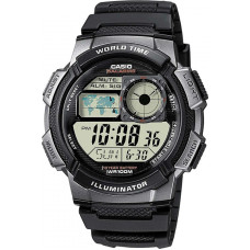 CASIO Black Rubber Strap AE-1000W-1BVEF 